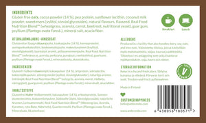 Balanced Meal Shake Chocolate Ingredients