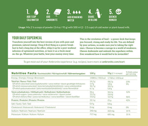 Balanced Meal Shake Vanilla Nutrition Facts